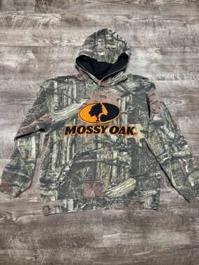 Mossy Oak Camo Hoodie Size Large